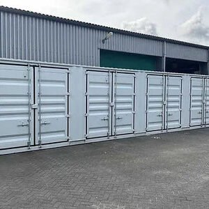 CONTENEDOR MARÍTIMO DE 40 PÉS HC COM 4 PORTAS LATERAIS – NOVE